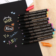 Metal Painting Color Graffiti Pen For Fine Arts