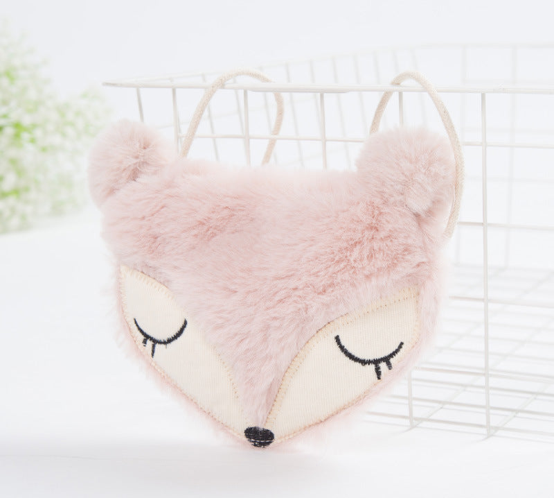 Cute Cartoon Fox Mini Shoulder Bag – Baby & Kids Cloth Messenger Backpack