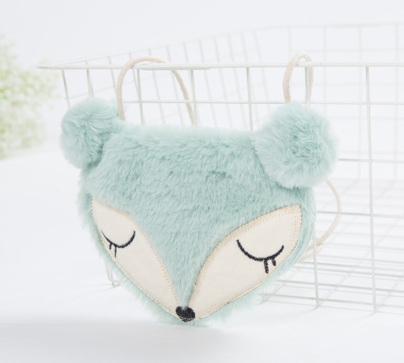 Cute Cartoon Fox Mini Shoulder Bag – Baby & Kids Cloth Messenger Backpack