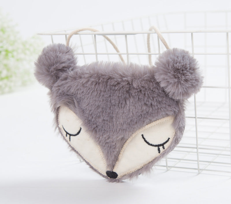 Cute Cartoon Fox Mini Shoulder Bag – Baby & Kids Cloth Messenger Backpack