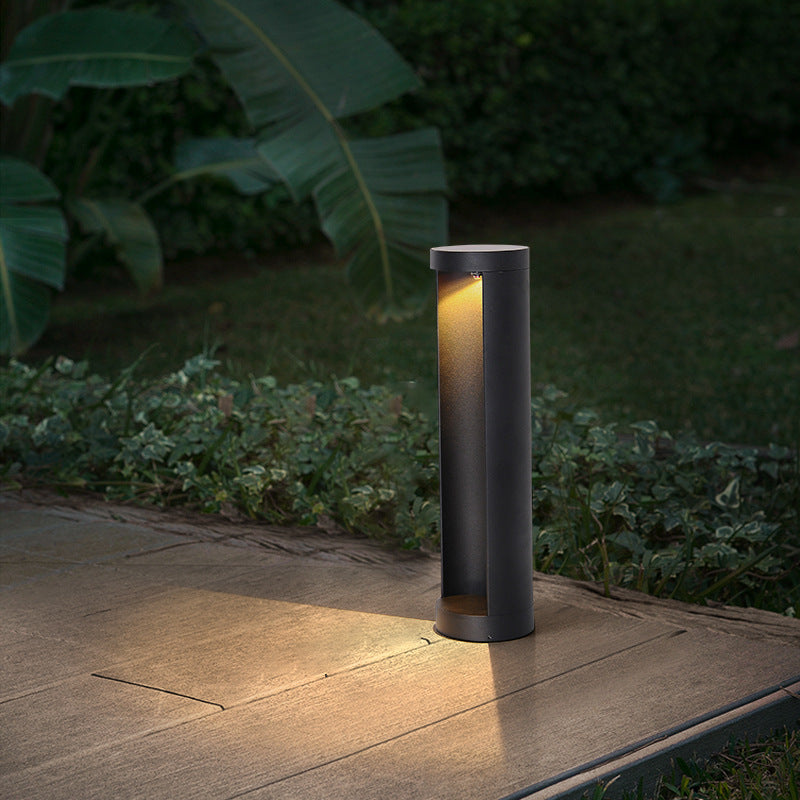 LED Solar Outdoor Waterproof Single-Sided Luminous Lawn Lamp – Park & Villa Courtyard Semicircle Lighting