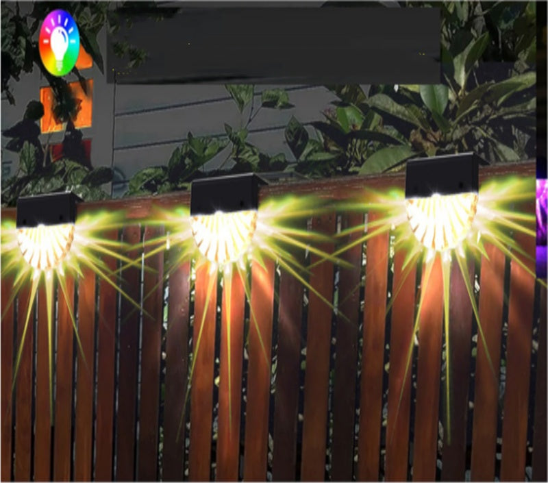 Colorful Shell Fence LED Decorative Lights Outdoor