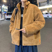 Cashmere Cotton-padded Coat Men's Thickened Warm Winter