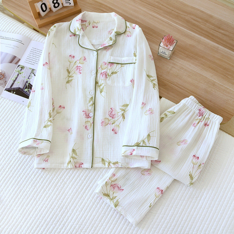 Women's Fashion Cotton Homewear Suit