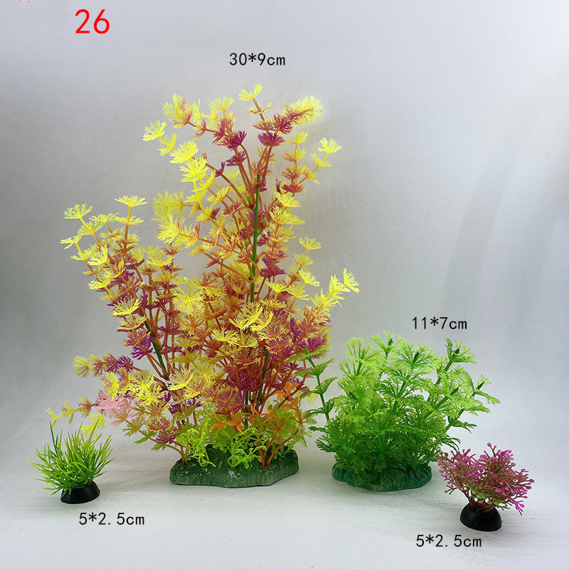 Fish Tank Decoration Simulation Water Plant Aquarium Landscaping