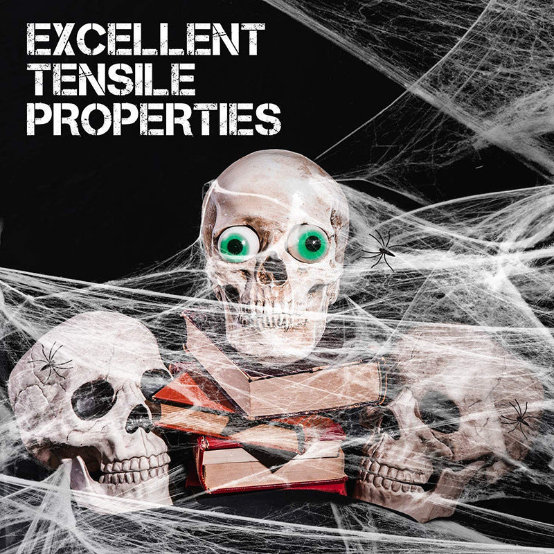 Halloween Ghost Festival Spider Cotton Haunted House Bar Scene Layout Decoration Supplies
