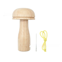 Big mushroom with syringe