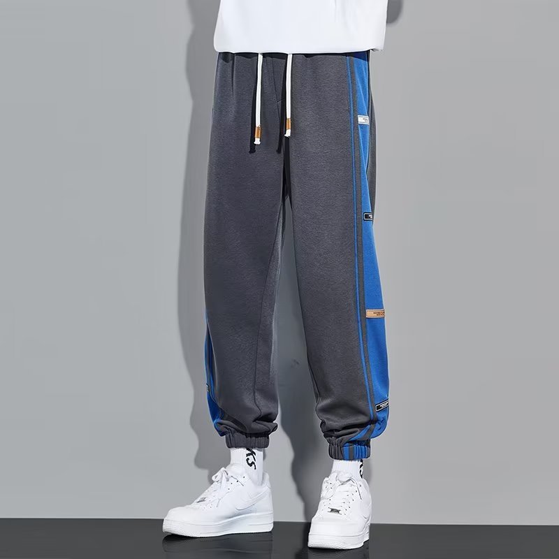 Men’s Plus Velvet Bundle-Foot Pants – Loose Winter Sportswear