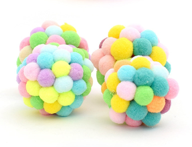 Cat Toy Cat Self-hey Rainbow Bell Interactive Ball
