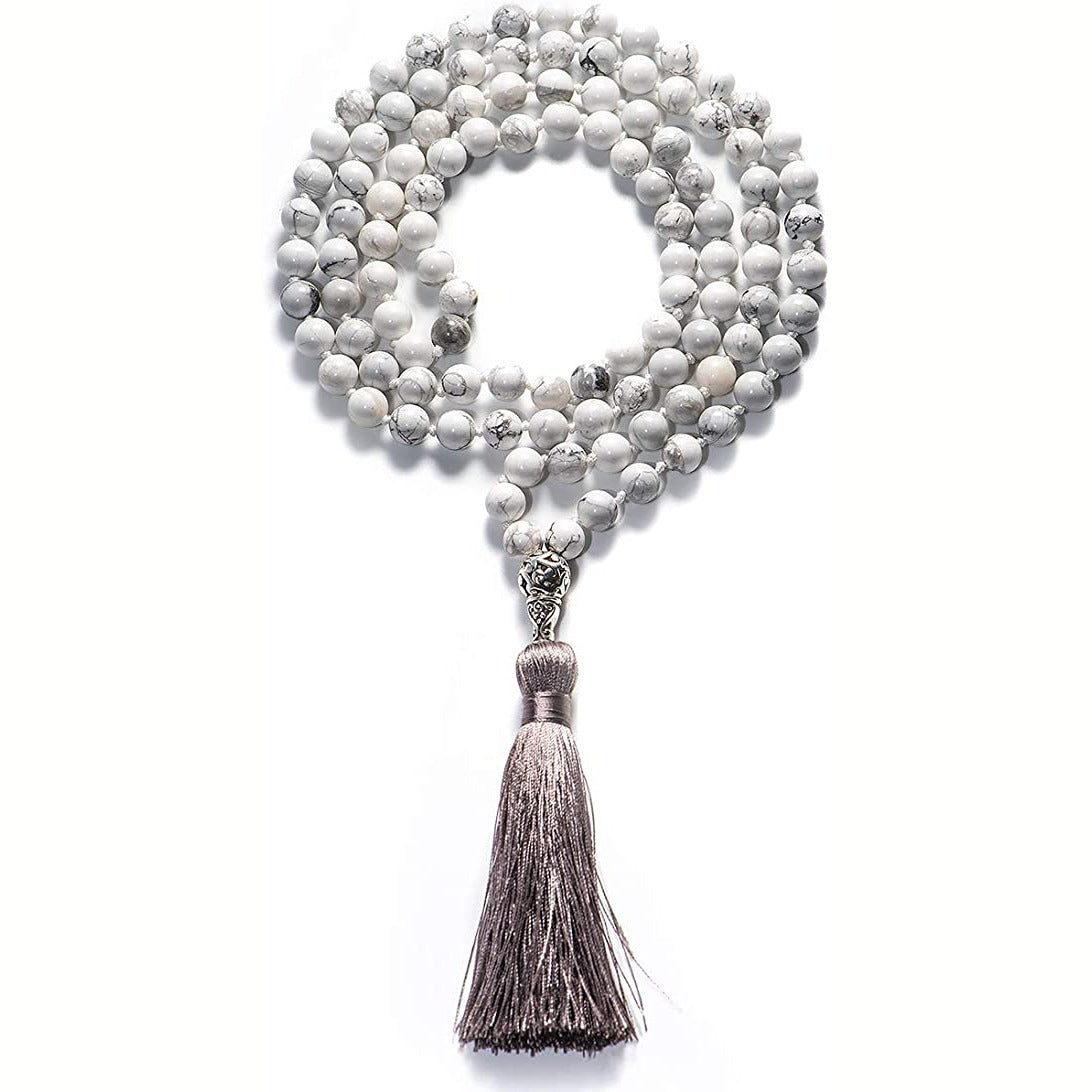 108 Beaded Bohemian Fenglan Agate Twin Bracelet