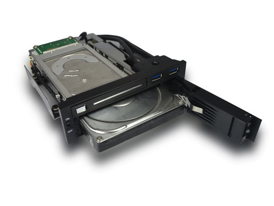 2.5″ SATA HDD/SSD Enclosure – Tool-Free USB 3.0 External Drive Case