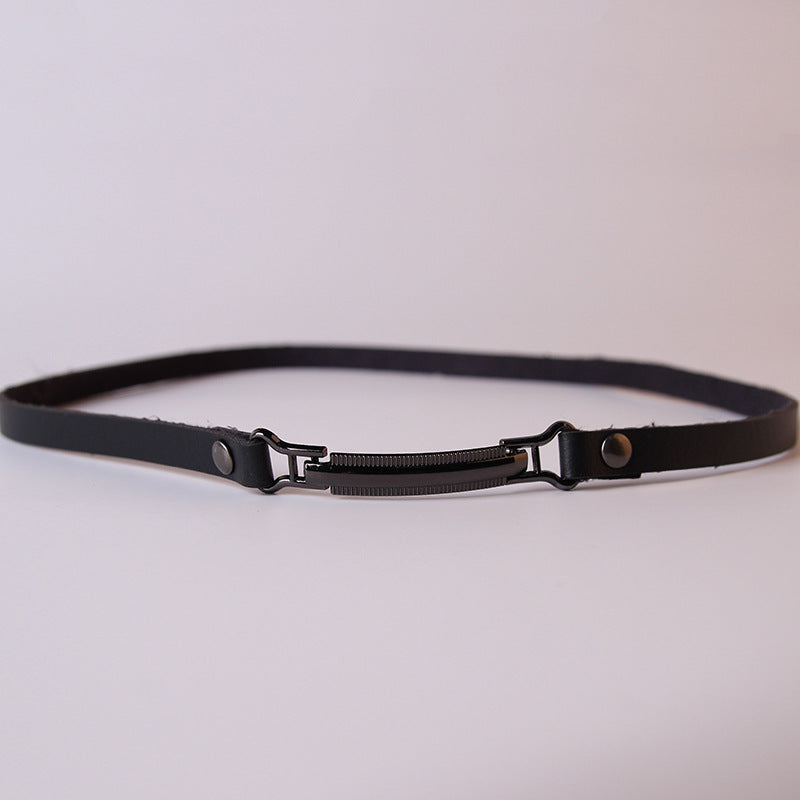 Fashion Personality Top Hat Button Belt Accessories