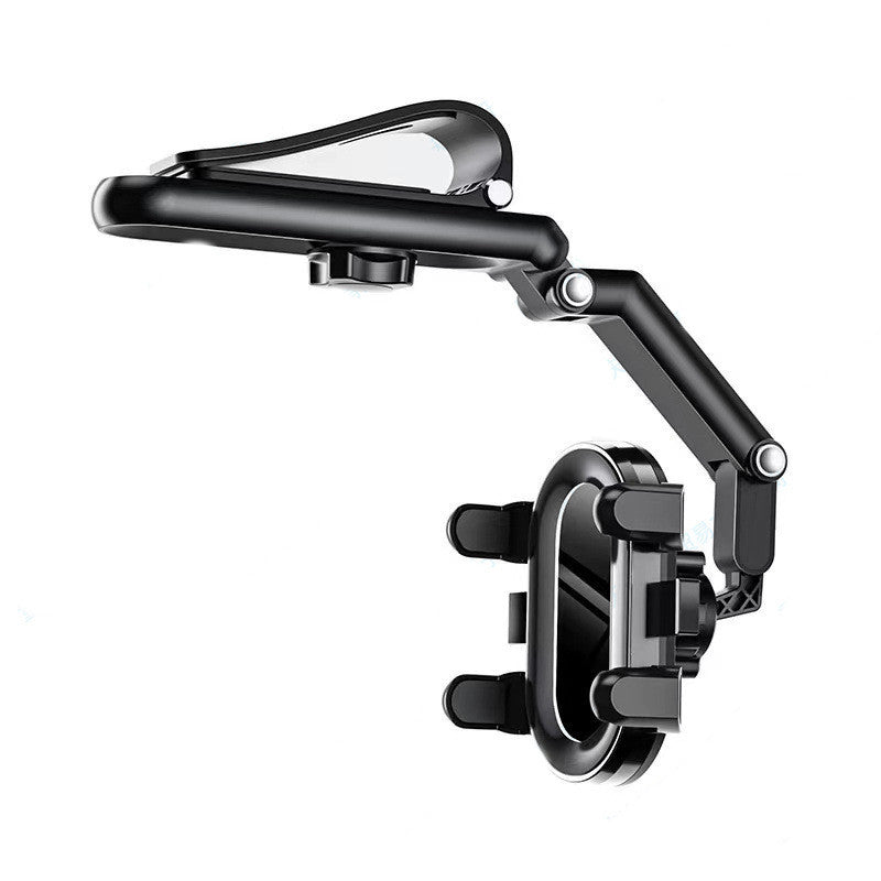 2-in-1 Car Phone Mount – Sun Visor & Rear Seat Headrest Holder