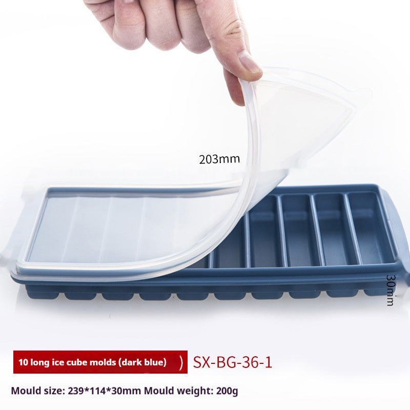 Long Strip Big Ice Tray Silicone