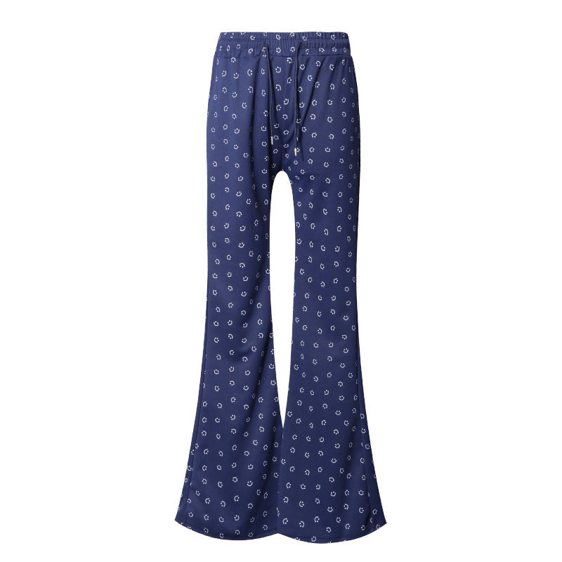 Women’s Flared Casual Pants – High-Waist Stretch Bell-Bottoms, Trendy Everyday Style