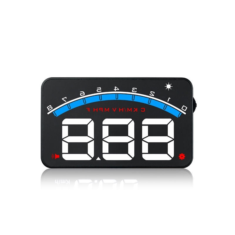 Car HUD Head-Up Display – Fuel, Speed & Voltage Projector