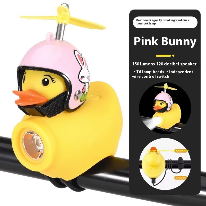 Bicycle Lights Night Riding For Children Broken Wind Duck Horn