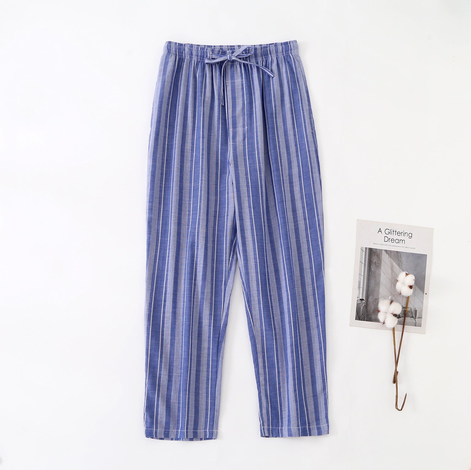 Men's Thin Pajamas Cotton Comfortable And Breathable