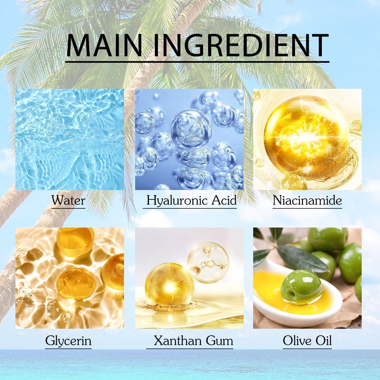 Hyaluronic Acid Gel Sunscreen For Summer UV Protection