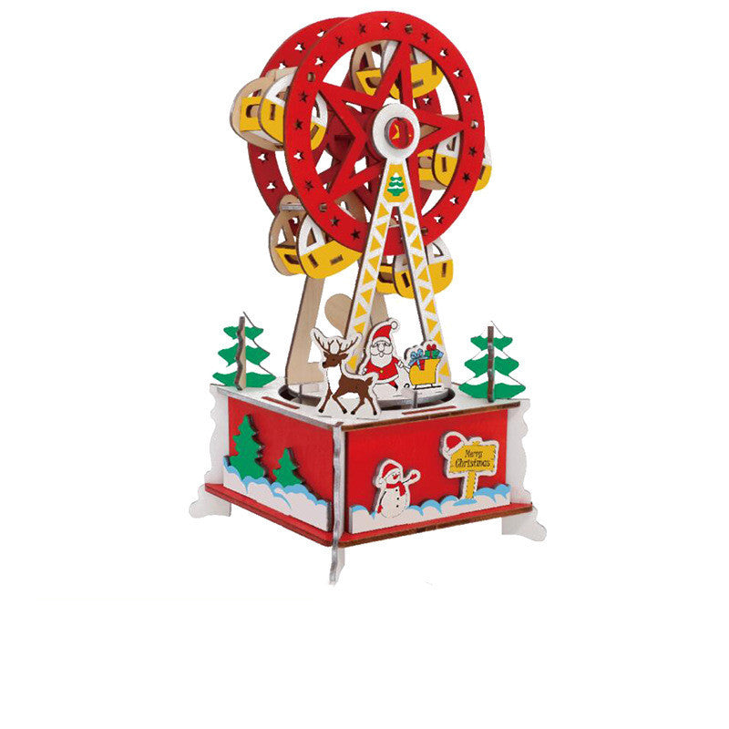 3d Boat Simulation Model Hand Assembled Wooden Ornaments
