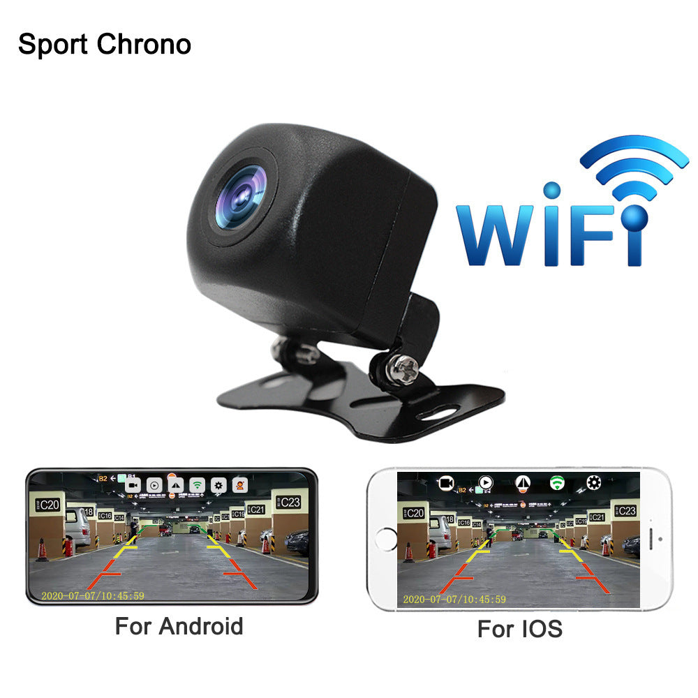 Car Rear View Wide-Angle Night Vision Camera, 170° Angle, WiFi, IP67 Waterproof