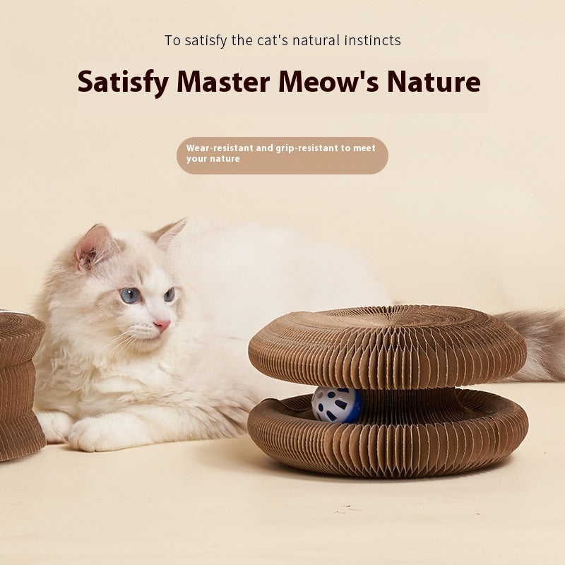 Creative Cat Scratch Board Decompression Grinding Claw Corrugated Paper Pet Toy Supplies
