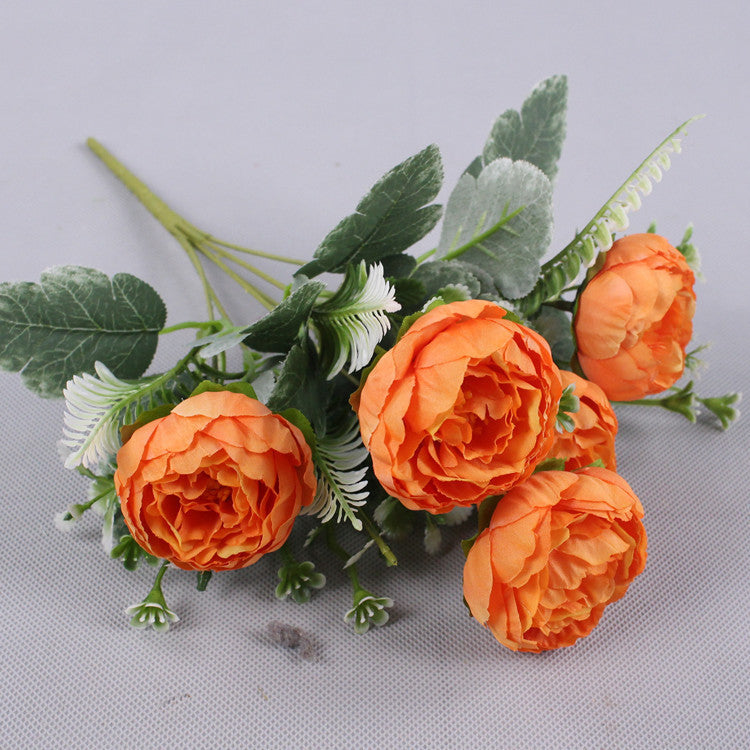 Instagram Simulation Peony Wedding Bouquet Held In Hand