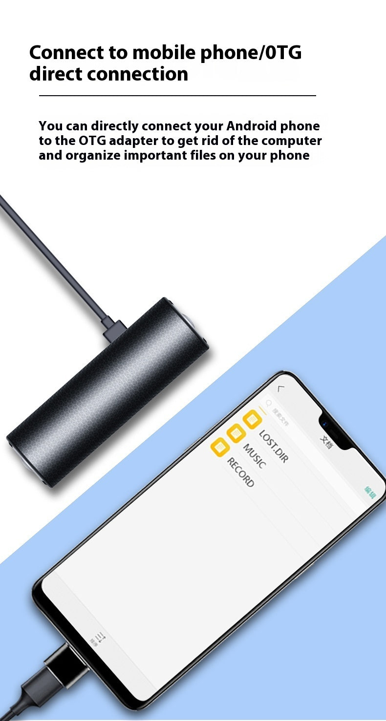 HD Noise Reduction Ultra-long Standby Voice-activated Recording Intelligent Recorder