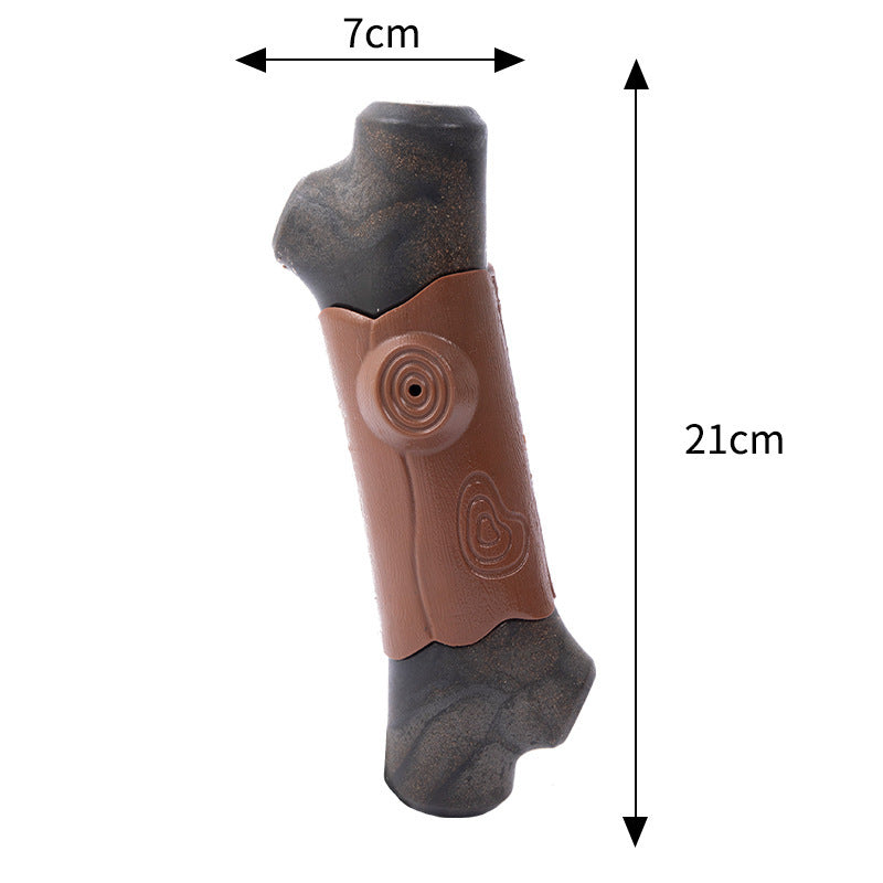 Durable Large Bacon-Flavored Indestructible Dog Toy for Aggressive Chewers