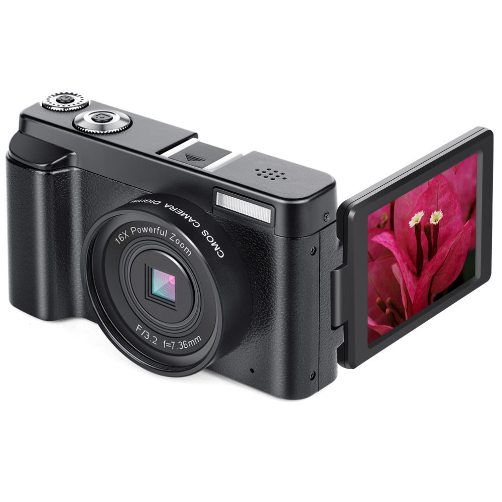 24MP CMOS Digital Camera with 16x Optical Zoom and 3.0" LCD Screen, Night Vision & Recording