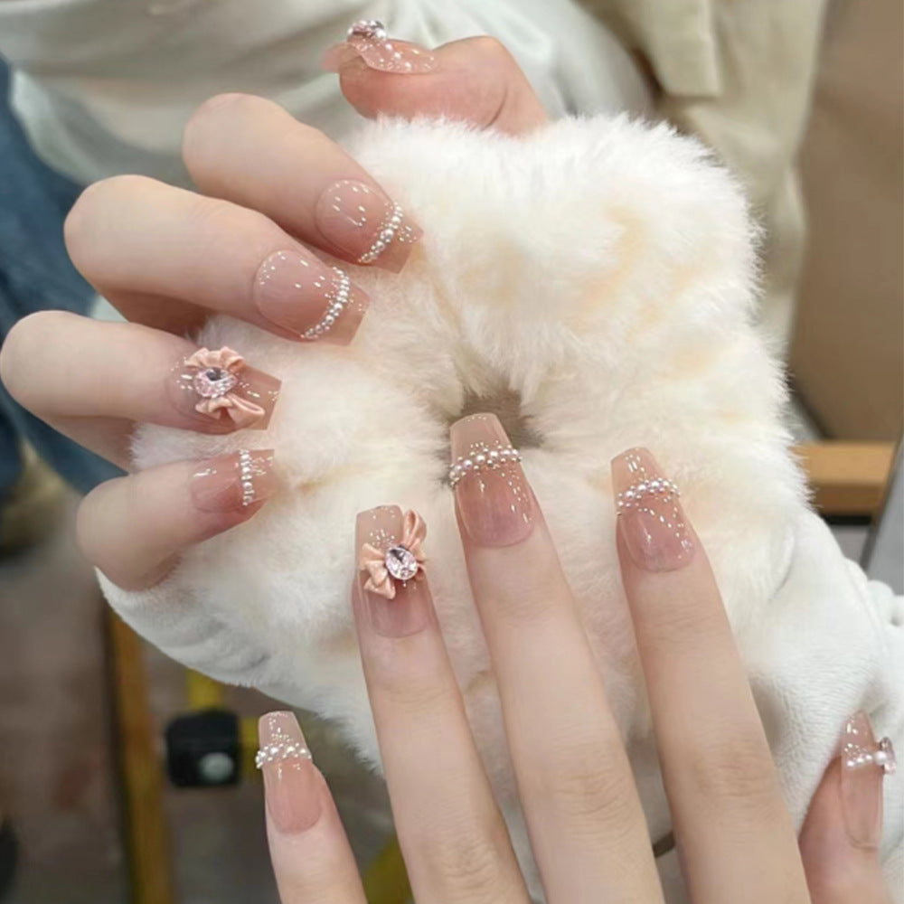Hand Worn Nail Piece In China-Chic Red In The Year Of The Snake