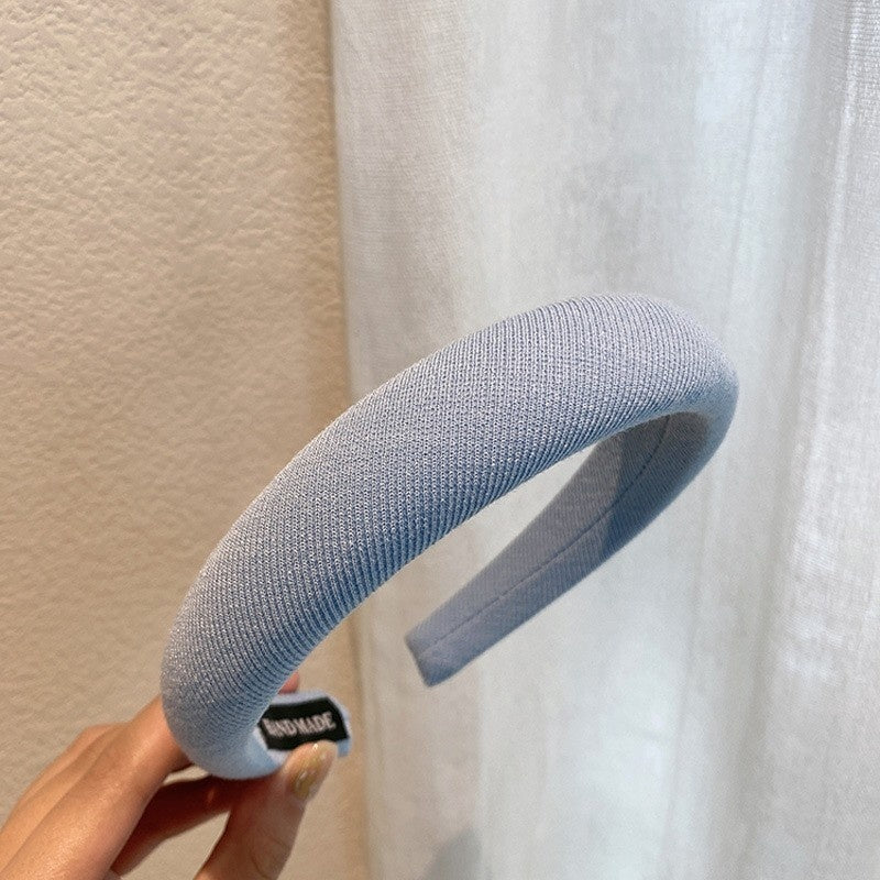 Simple Hair Accessories High Cranium Sponge Cloth Headband