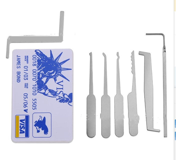 Product information:   material: metal Specifications:&nbsp; transparent lock, blue transparent lock, goddess card, crescent lock, goddess + 2 tools Style: modern and simple  Packing list:  Metal leaf lock*1