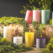 Cylindrical Aromatherapy Candles Smokeless Colorful Scented Candle with Brilliant Fragrance