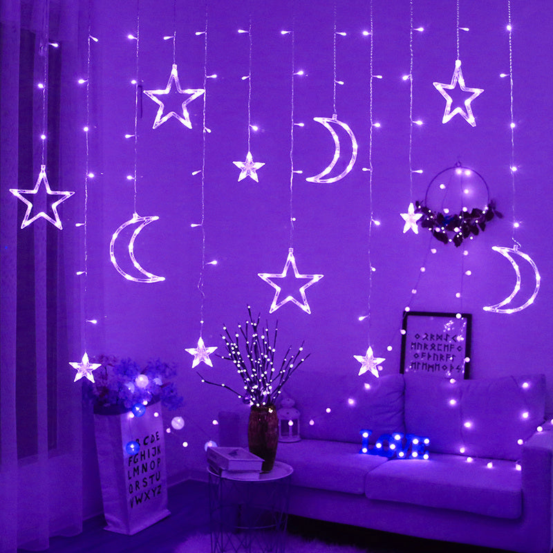 LED String Lights Starry Curtain Flashing Decorative Lighting