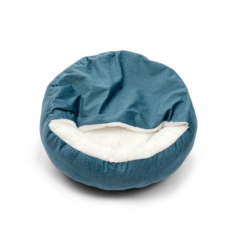 Cat Bed Four Seasons Creative Pet Cover Blanket Integrated Shell Shape