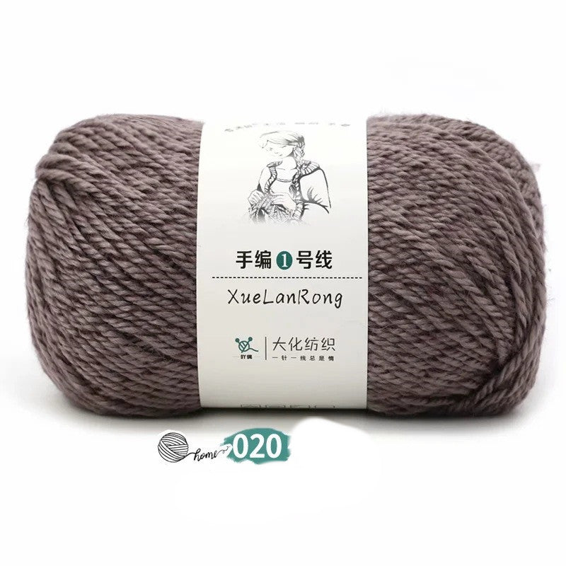 Hand-Knitted Scarf Yarn Ball, 4-Strand Coarse Australian Wool – DIY Knitting, Crochet, and Craft Projects