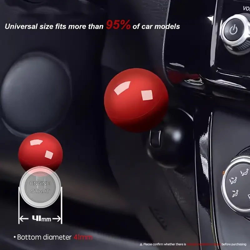 Push Start Button Cover, Joystick Engine Start/Stop Protector, Car Ignition Decoration and Interior Accessory