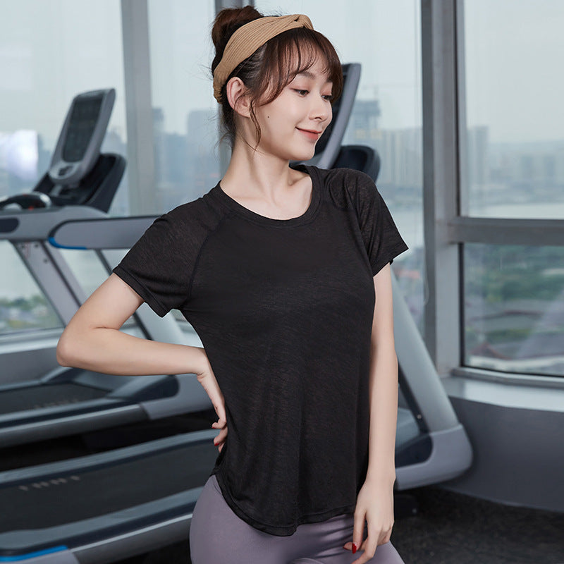 Women’s Loose Fit Sports T-Shirt – Lightweight Gym & Running Training Top