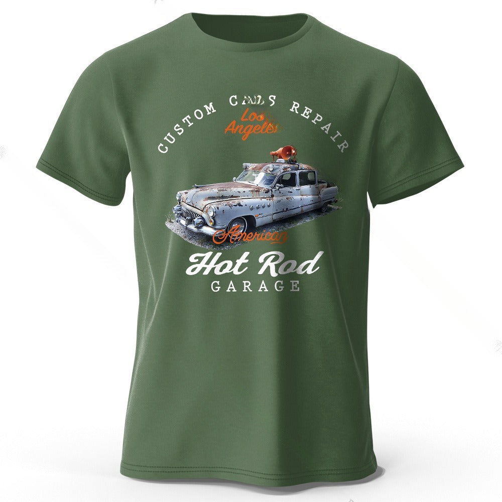 Car Club Patch Print Unisex T-shirt