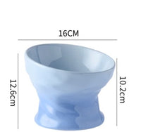 Gradient water blue bevel
