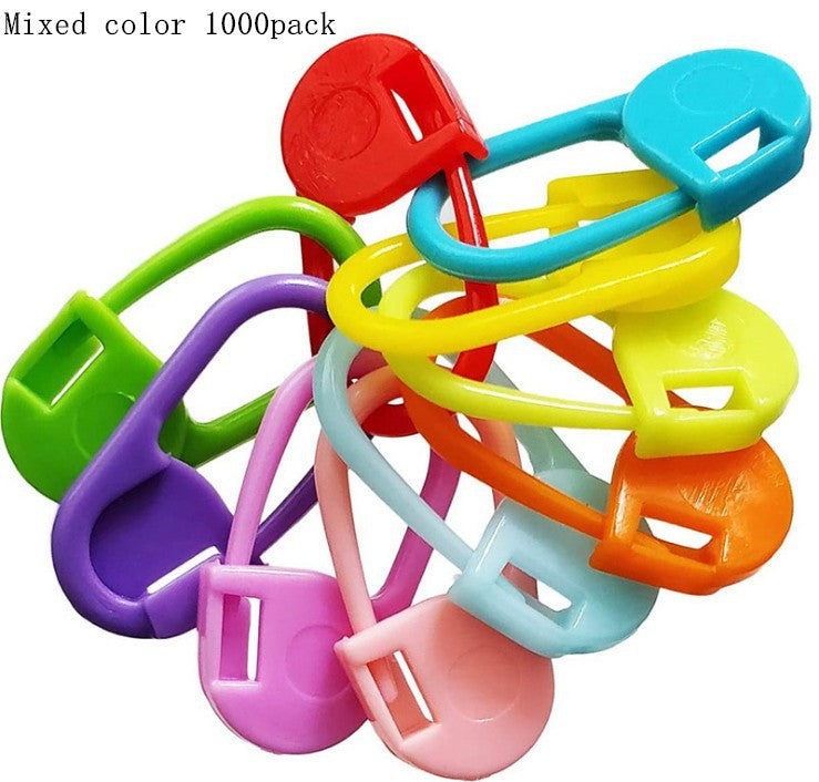 Colorful Plastic Knitting Mark Buckles – Crochet and Knitting Accessories for DIY Projects