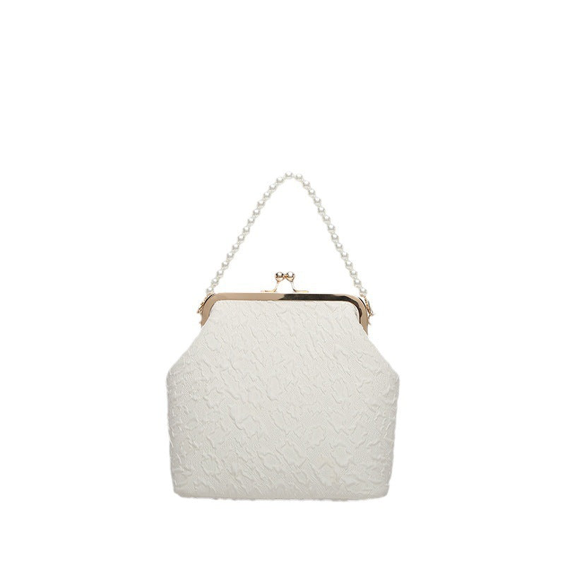 Pearl Tote Mini Chain Crossbody Bag – Elegant & Compact