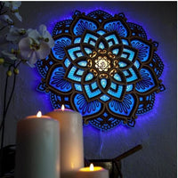 Mandala blue