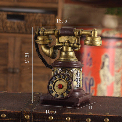 Fake Book And Telephone Ornament For Living Room Cafe