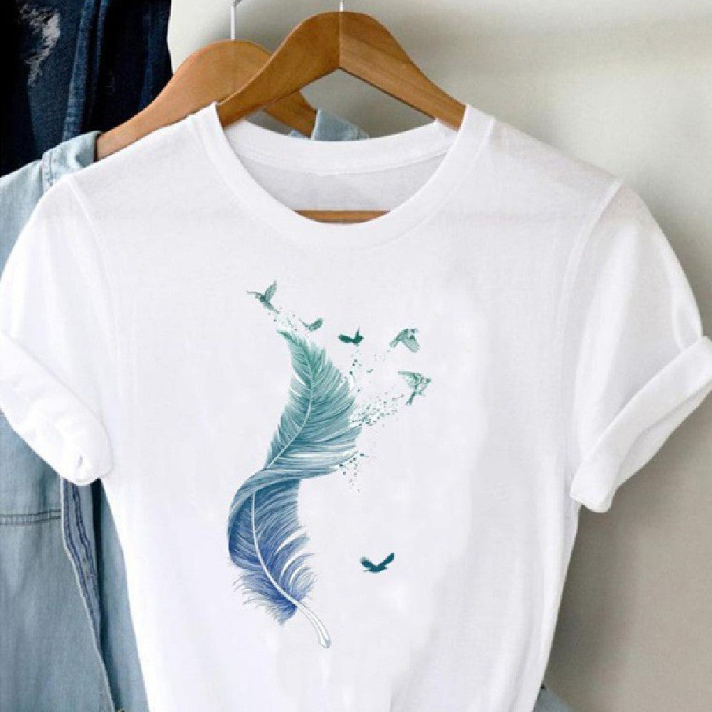 Women's Plus Size Short-sleeved T-shirt