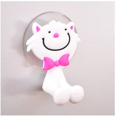 Cute Cartoon Animal Suction Cup Toothbrush Holder – Bathroom Organizer