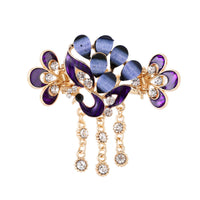 Peacock purple