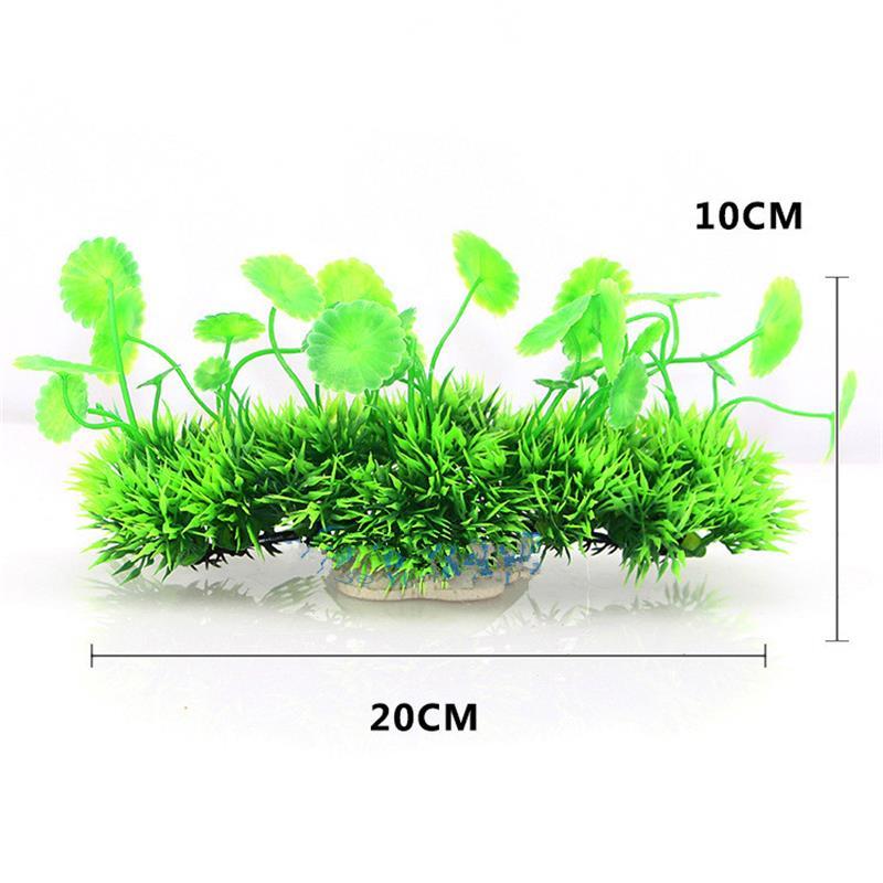 Water Plant Decoration Simulation Water Plant Fish Tank Aquarium Landscaping Green Grass Bean Seedlings
