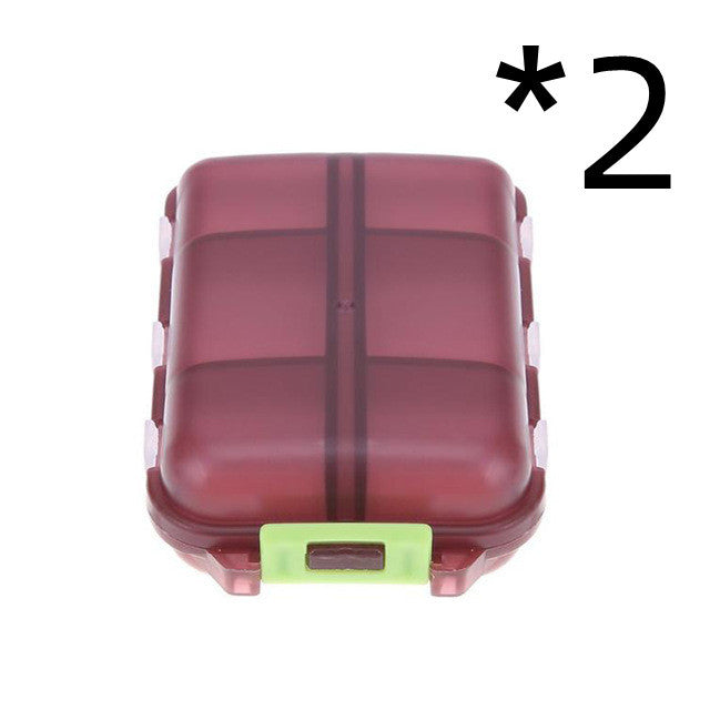 New Travel Convenient Medicine Pill Box Grids Pills Dispen